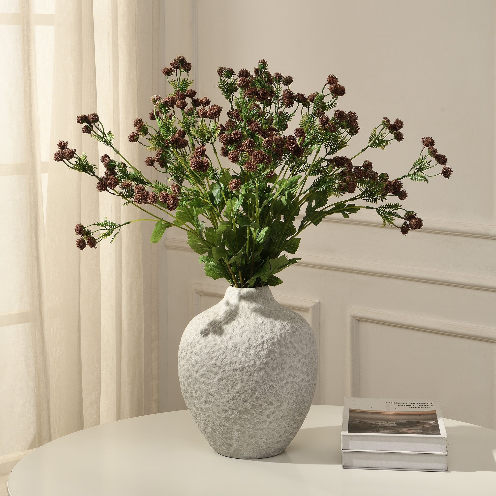 Sia Home Alchémille Tige 68 cm fleur artificielle fuchsia