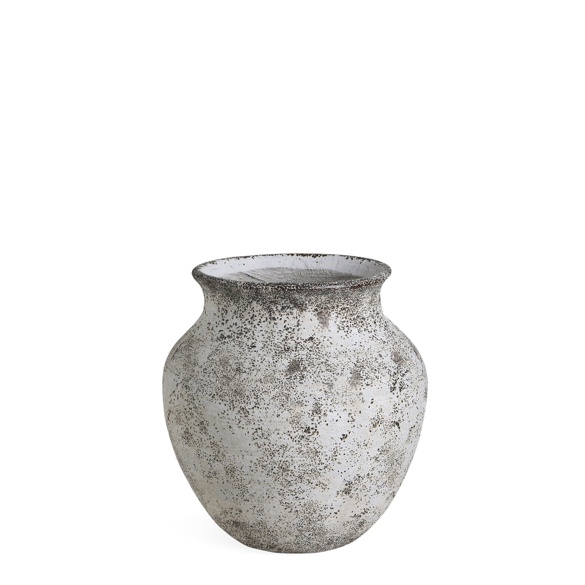 Sia Home Antica col évasé 39 cm cache-pot crème fibre ciment