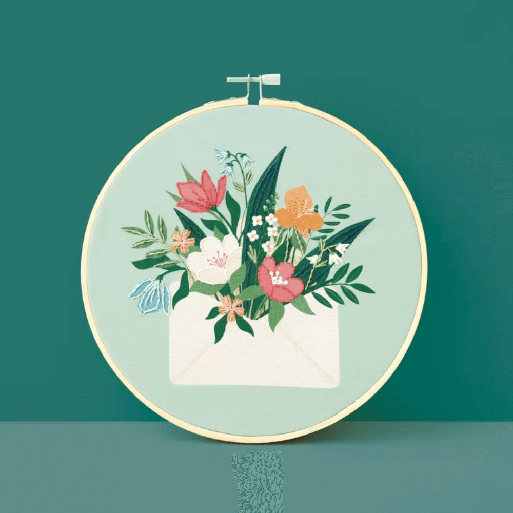 Flowrette Kit broderie bouquet 20cm débutant