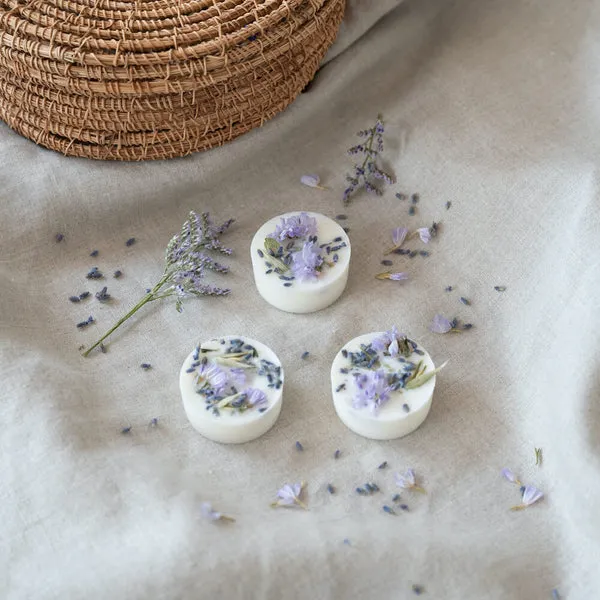 Flowrette Fleuris fondant parfumé musc blanc cire soja x6