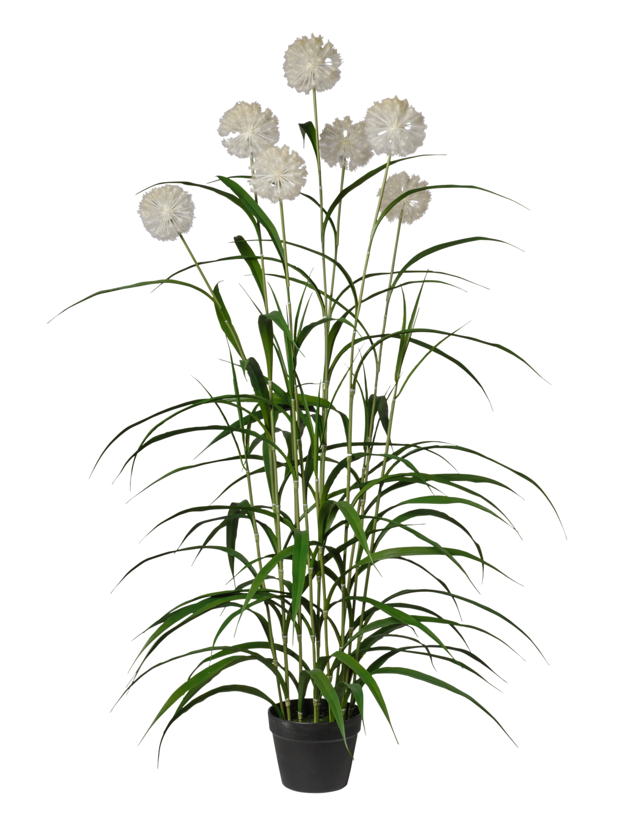 Feuillazur Rungis Agapanthus blanche fleur artificielle 117 cm