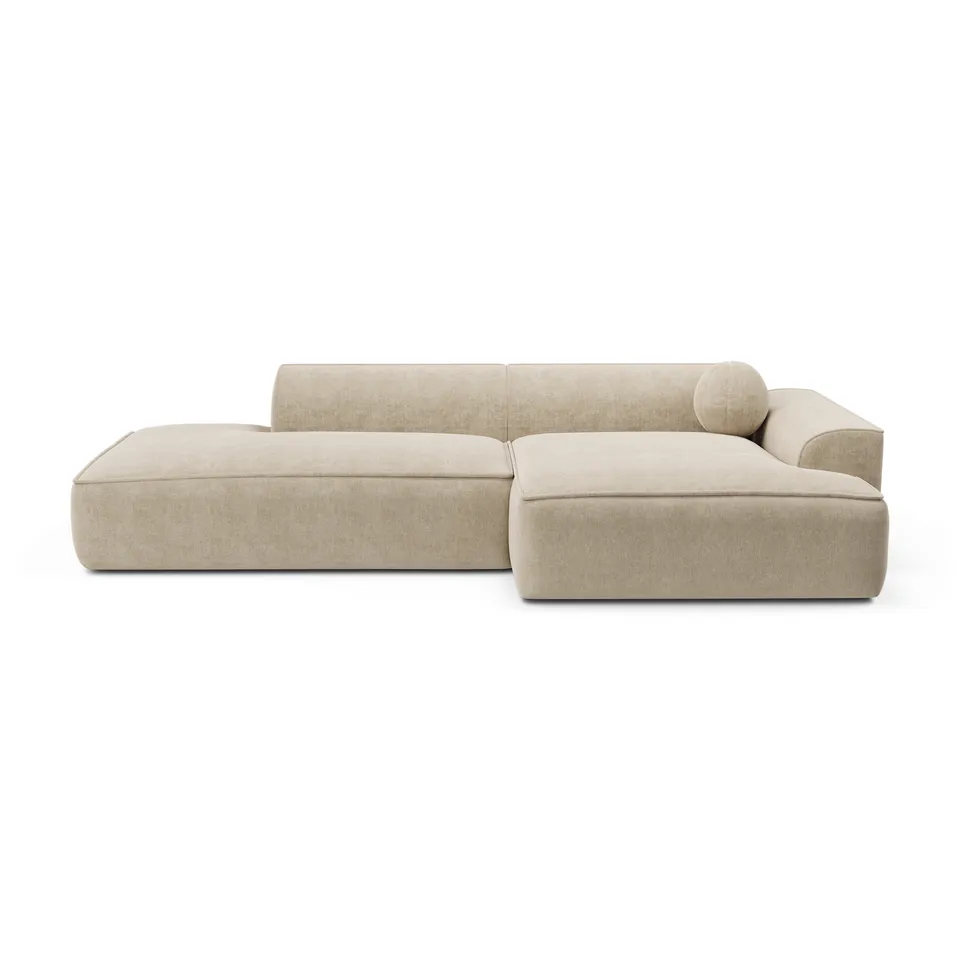 Sia Home Ania 300 cm canapé d'angle droit crème