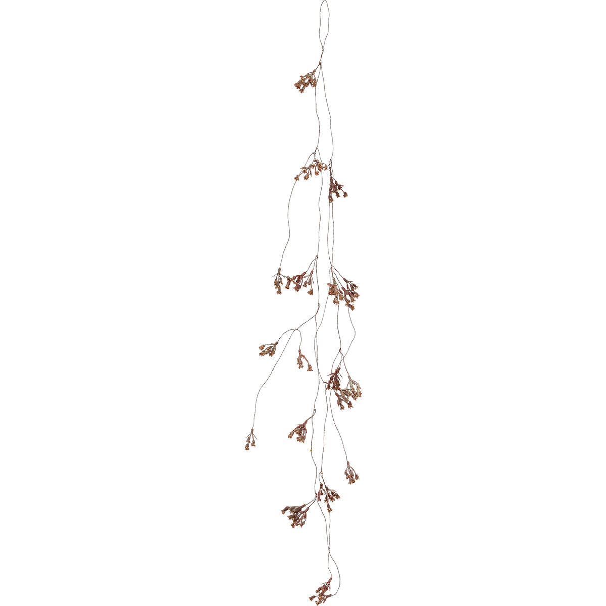Sia Home Guirlandes Mini Fleurs Automne 80 cm marron