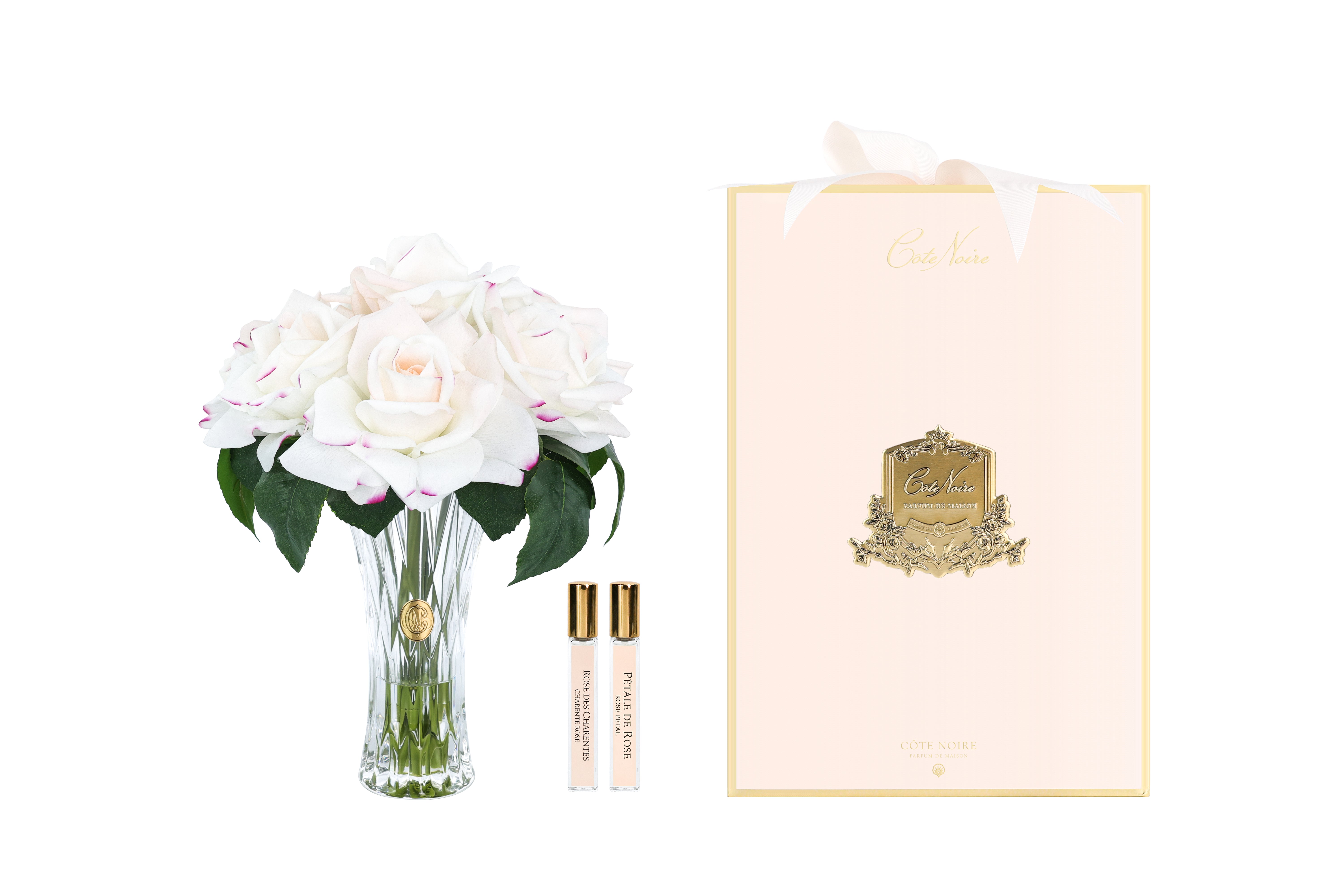 Côte Noire Charente CH7R02 fleurs parfumées 7 roses blush