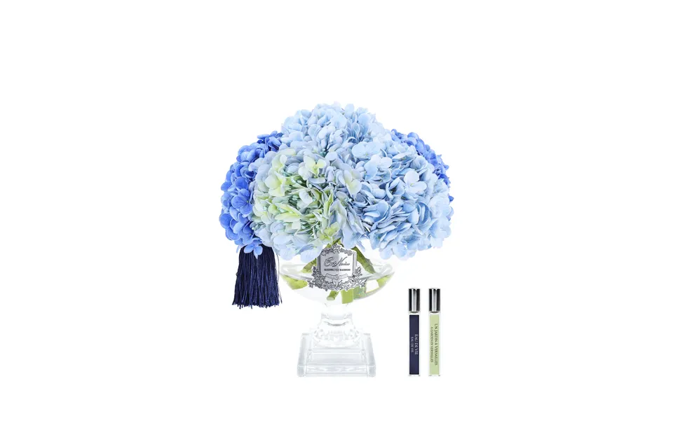 Côte Noire Hydrangeas Provence bouquet medium bleu mixte 37cm