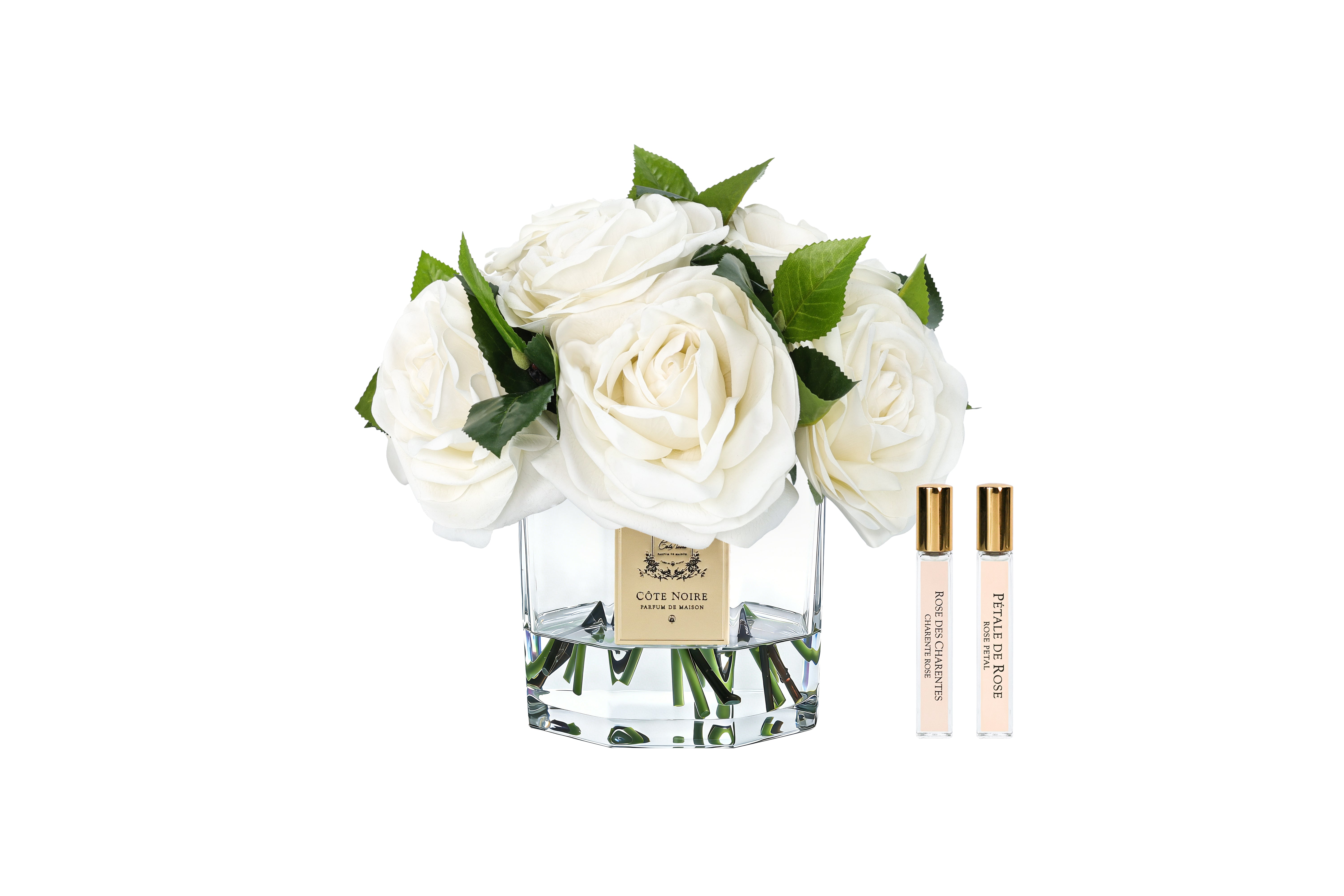 Côte Noire Classic Tea Rose CTB01 bouquet blanc parfumé