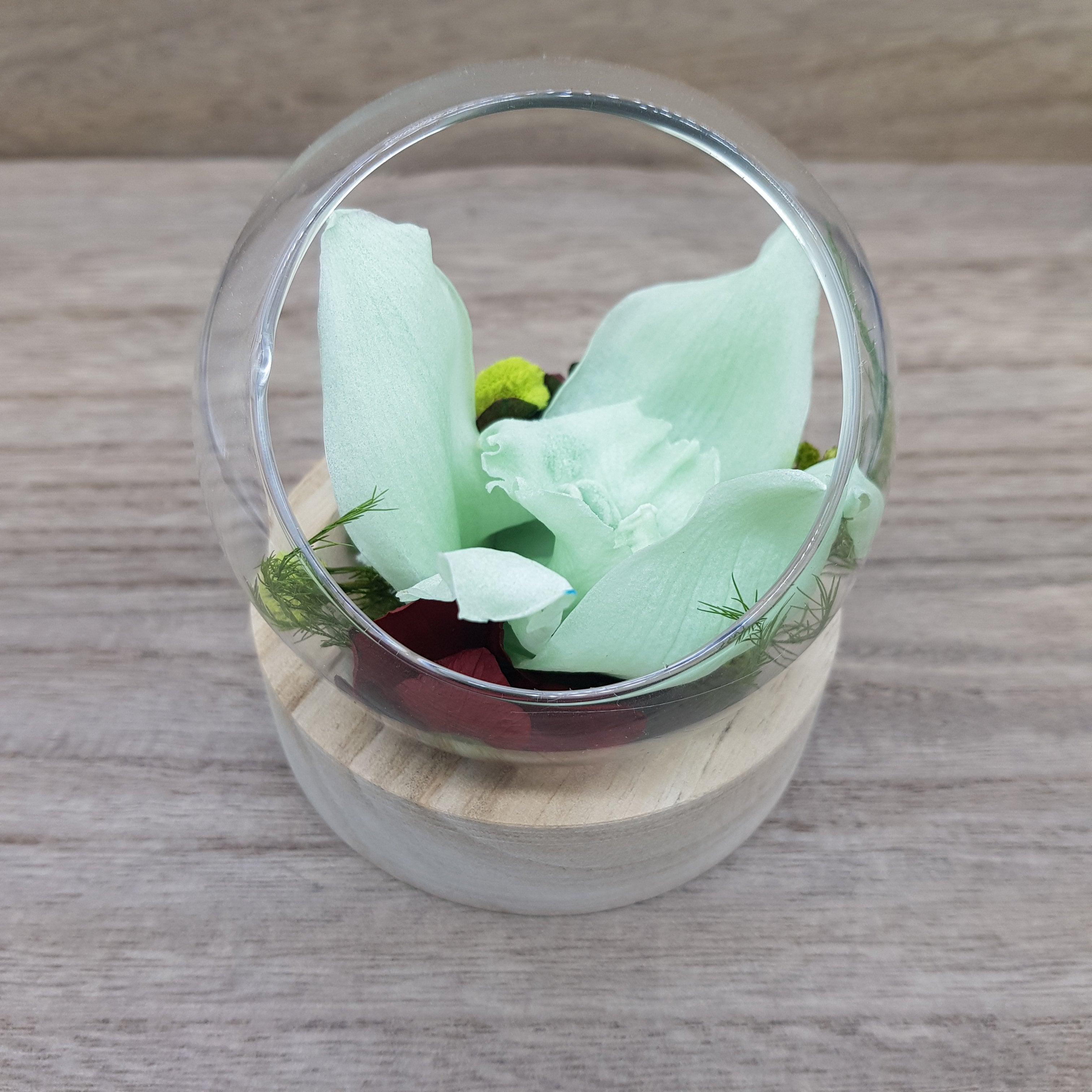 Ateliers Ouchamp Bulles Place Rodin bulle orchidée verte