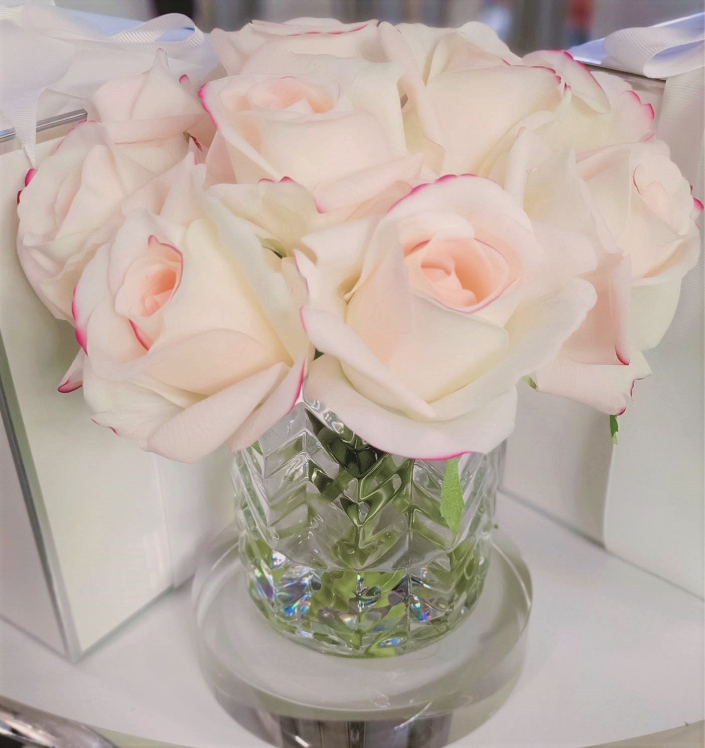 Côte Noire Herringbone HCF22 fleurs parfumées boutons blush