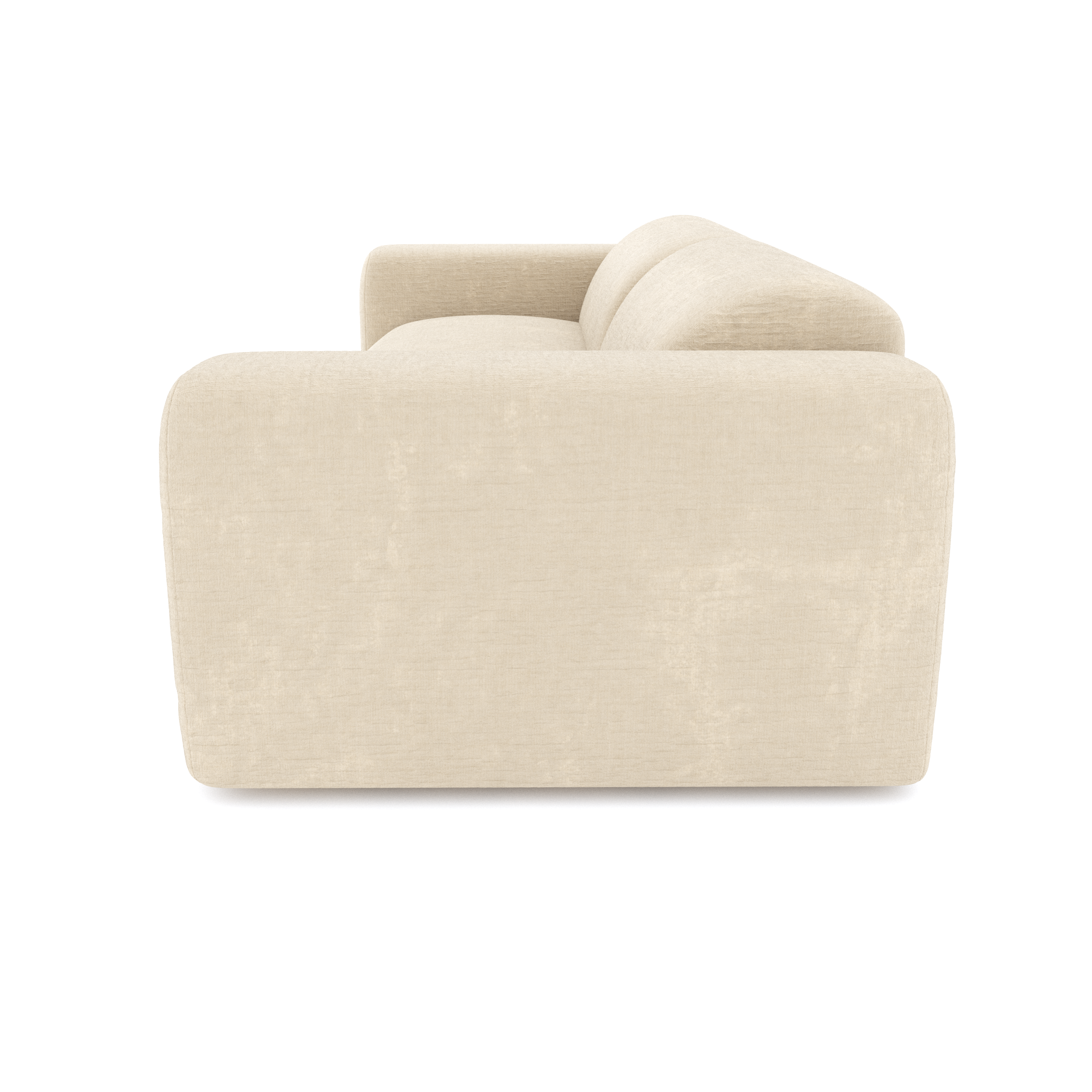 Sia Home Myra canapé droit crème formes arrondies