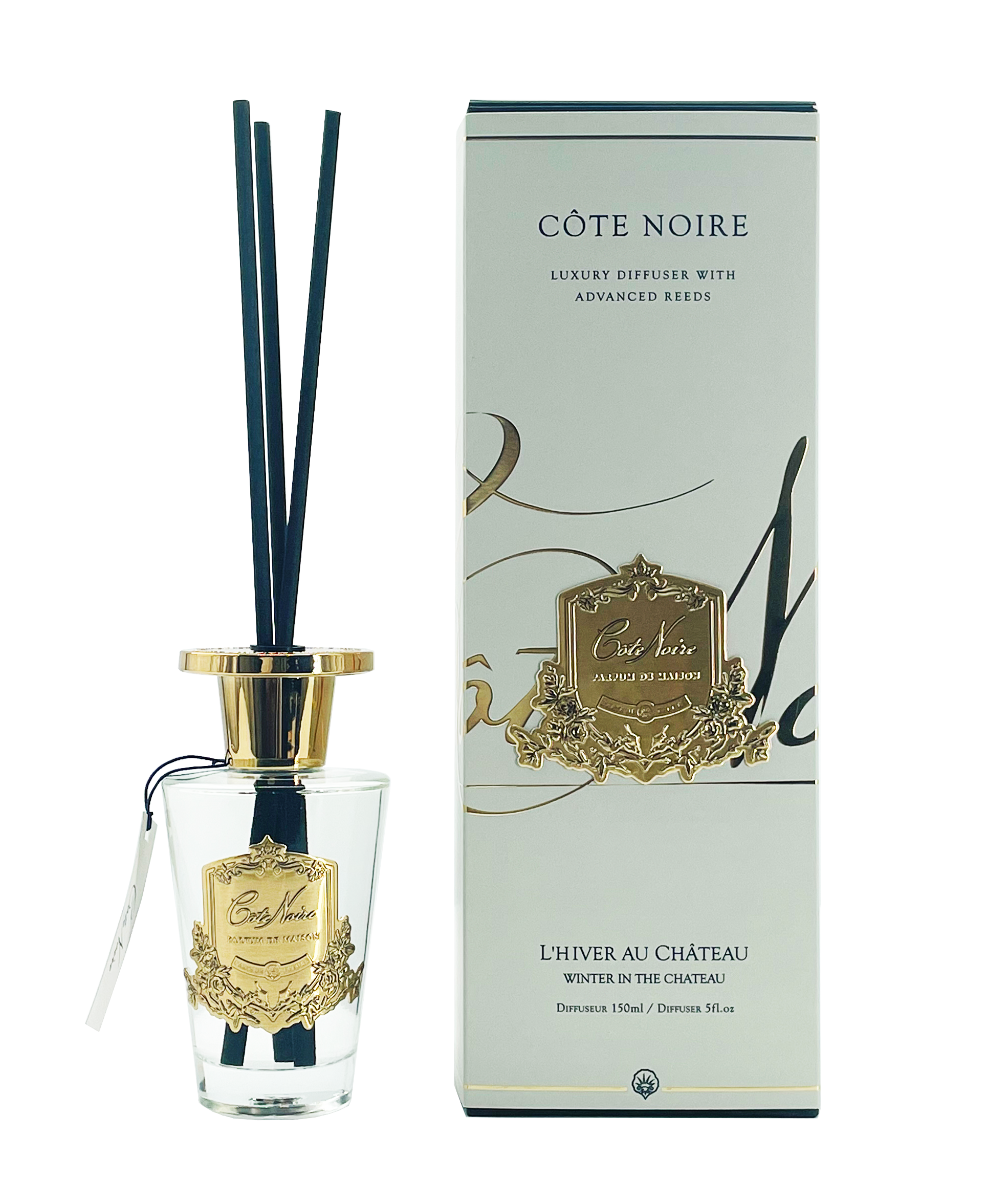 Côte Noire Diffusers Winter in the Chateau diffuseur 90ml gold