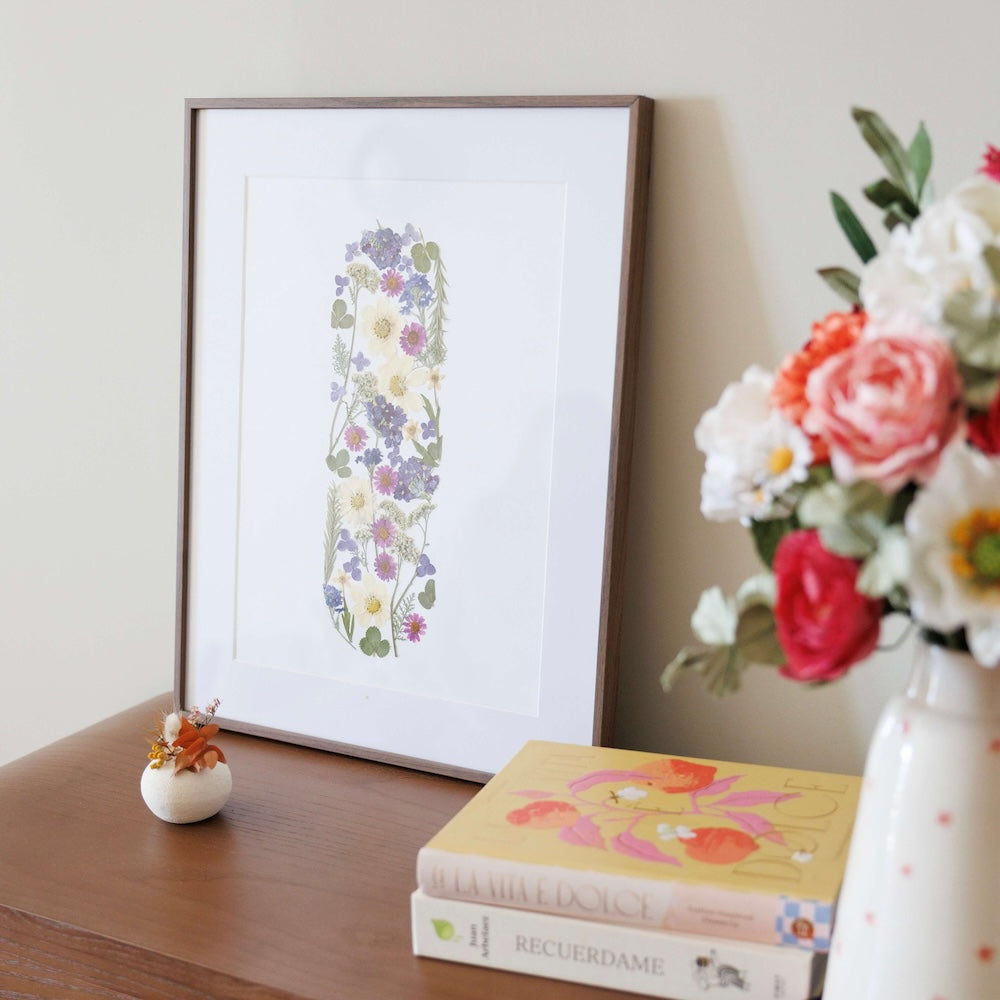 Flowrette Herbier Bouquet d'Été A3 herbier fleurs séchées