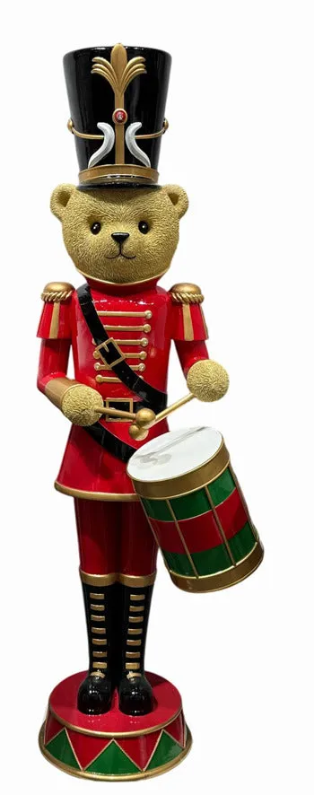 Feuillazur Rungis Produits de saison soldat ours musicien 93cm
