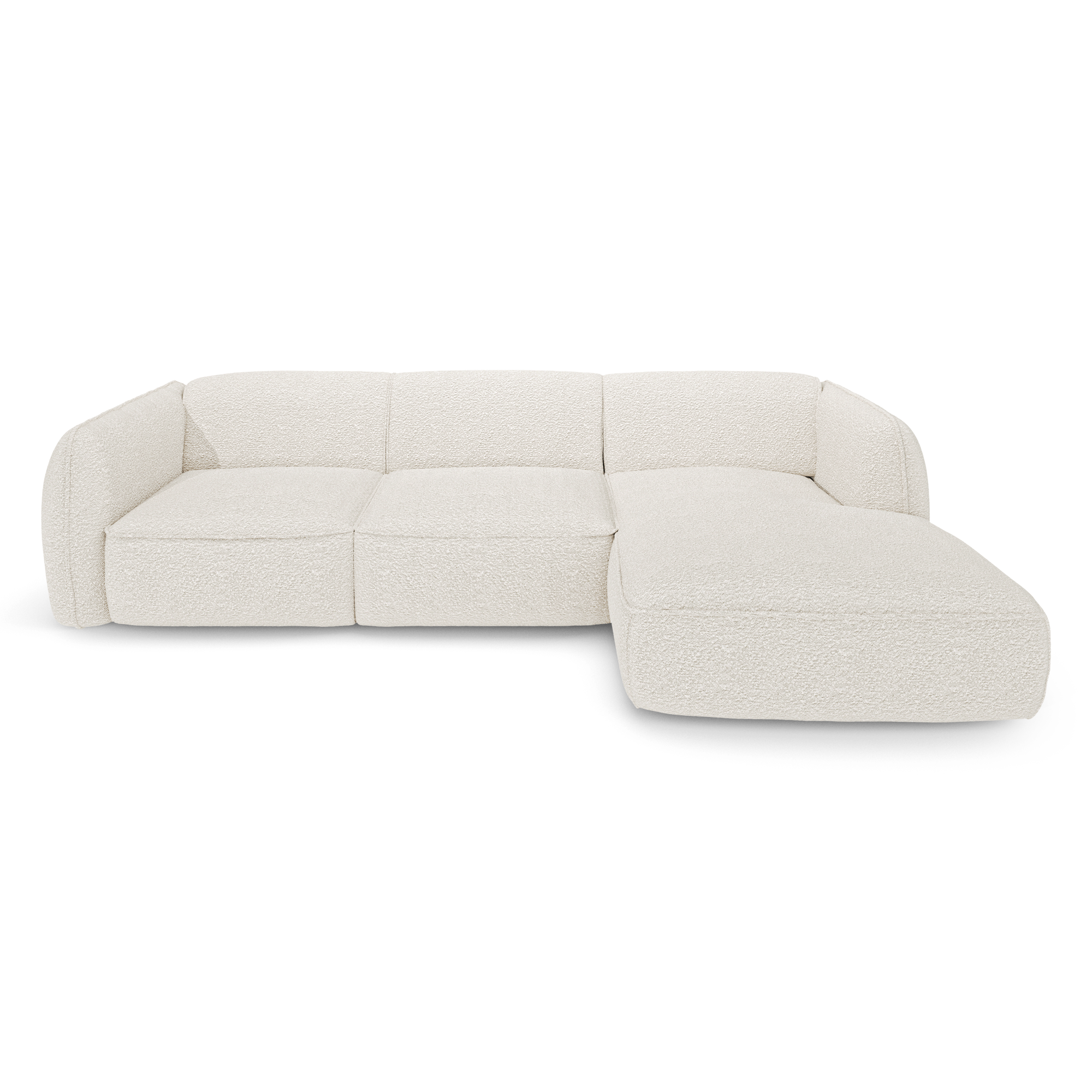 Sia Home Canapés Livia angle droit canapé crème