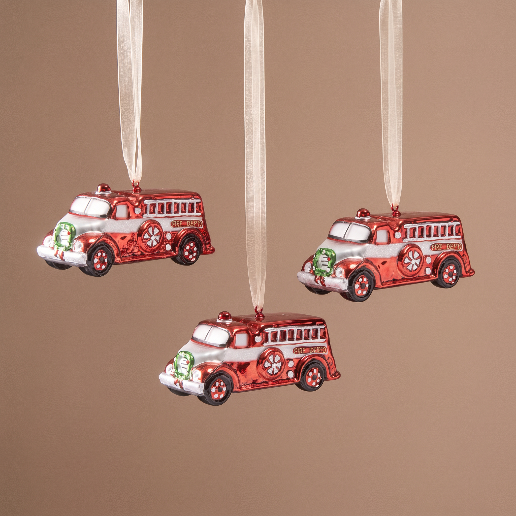 Sia Home Pop suspension Noël camion pompier rouge