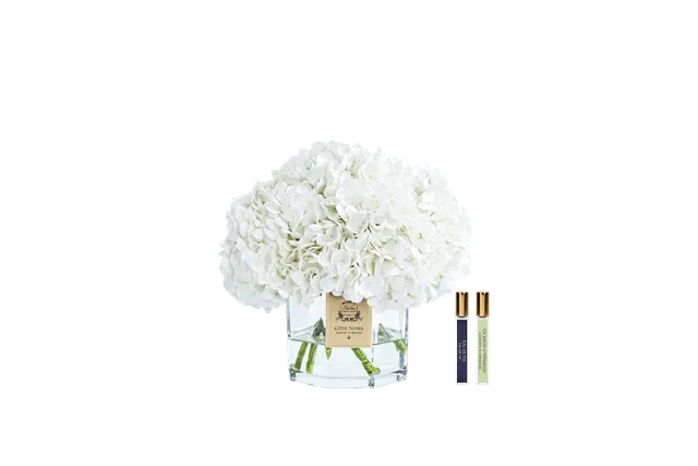 Côte Noire Hydrangeas CHB01 bouquet ivoire artificiel