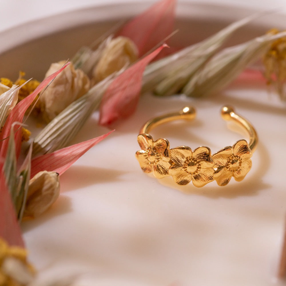 Flowrette Décoration Coffret Grand Amour bougie bague monoï