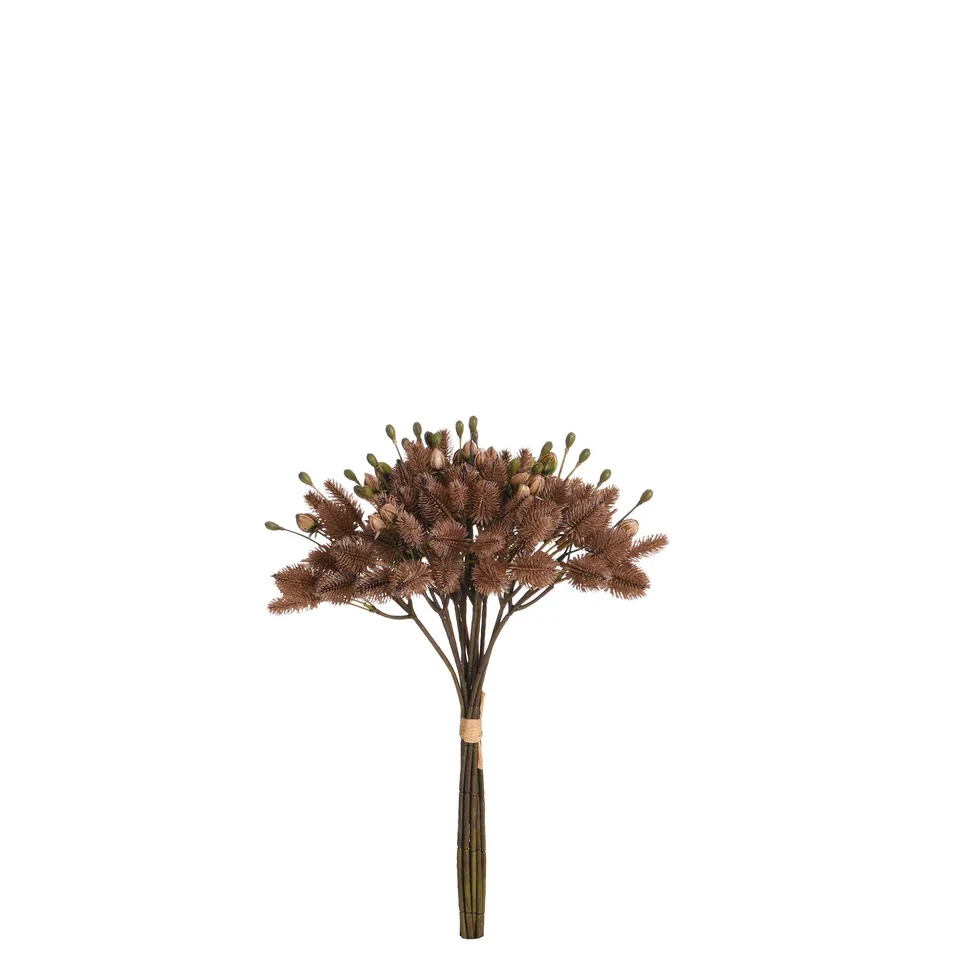 Sia Bouquets Artificiels Chardon bouquet marron 40 cm