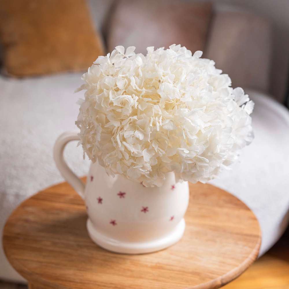Flowrette Pichet fleuri vase céramique blanc rose