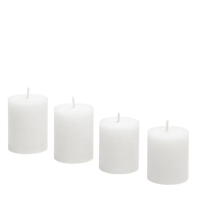 Sia Home Antik Xs coffret 4 bougies blanches 5 cm