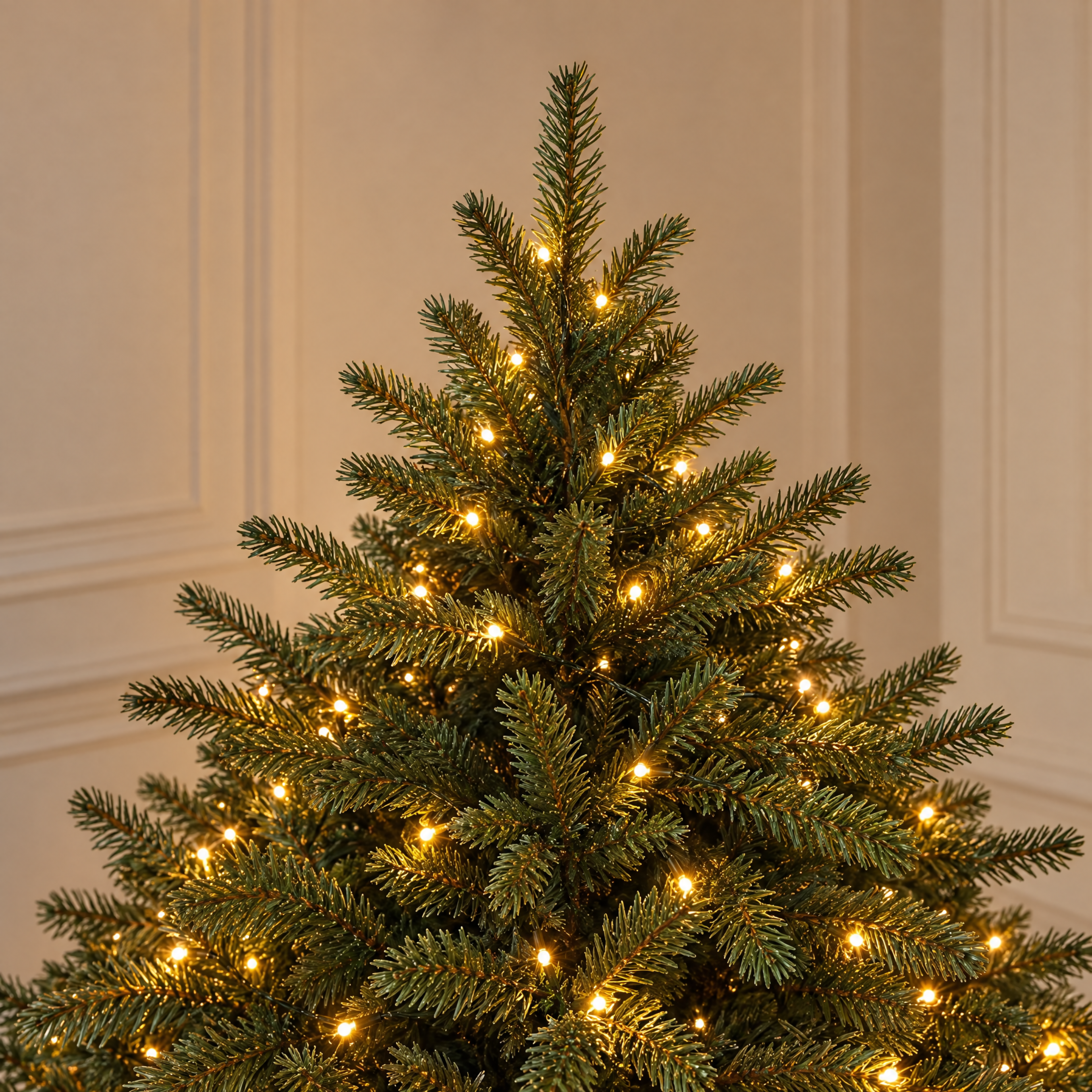 Sia Home Fluffy 180 cm sapin de Noël vert lumineux LED