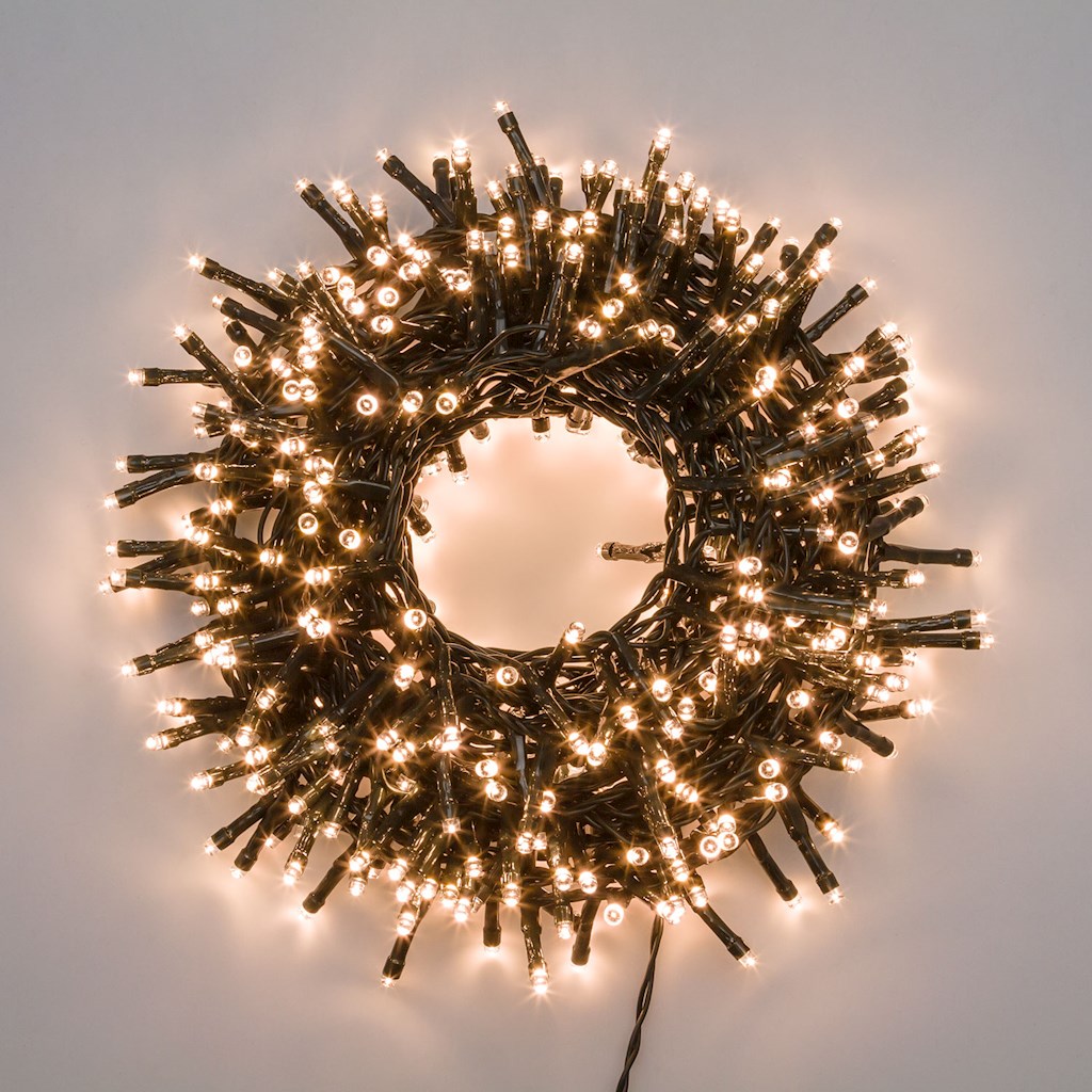 Feuillazur Rungis MiniCluster 2000 LED blanc chaud 44,5 m