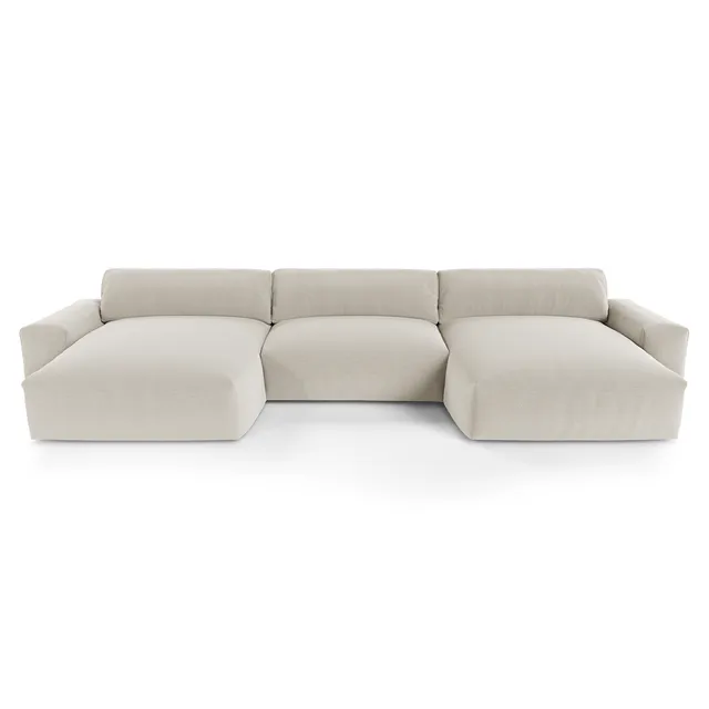 Sia Home Bliss Panoramique canapé beige 5 places