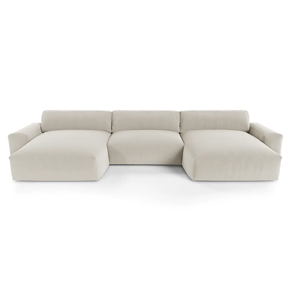 Sia Home Bliss Panoramique canapé beige 5 places