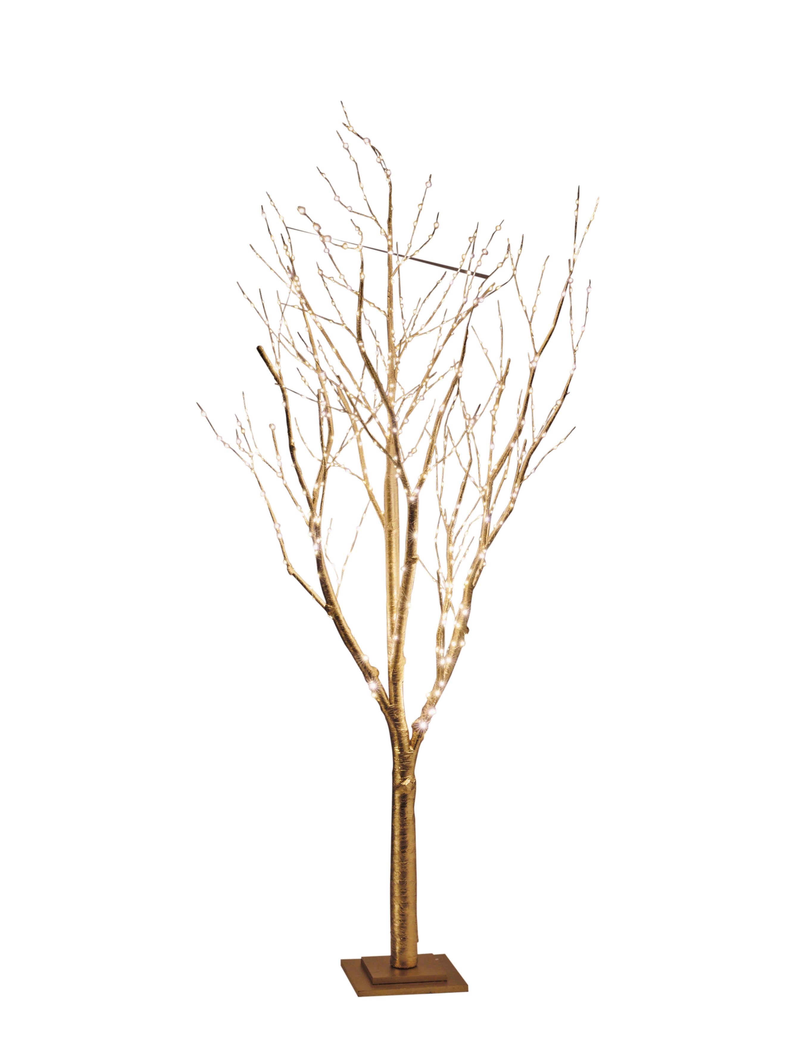 Feuillazur Rungis Produits de saison arbre or lumineux 210cm 720 LED