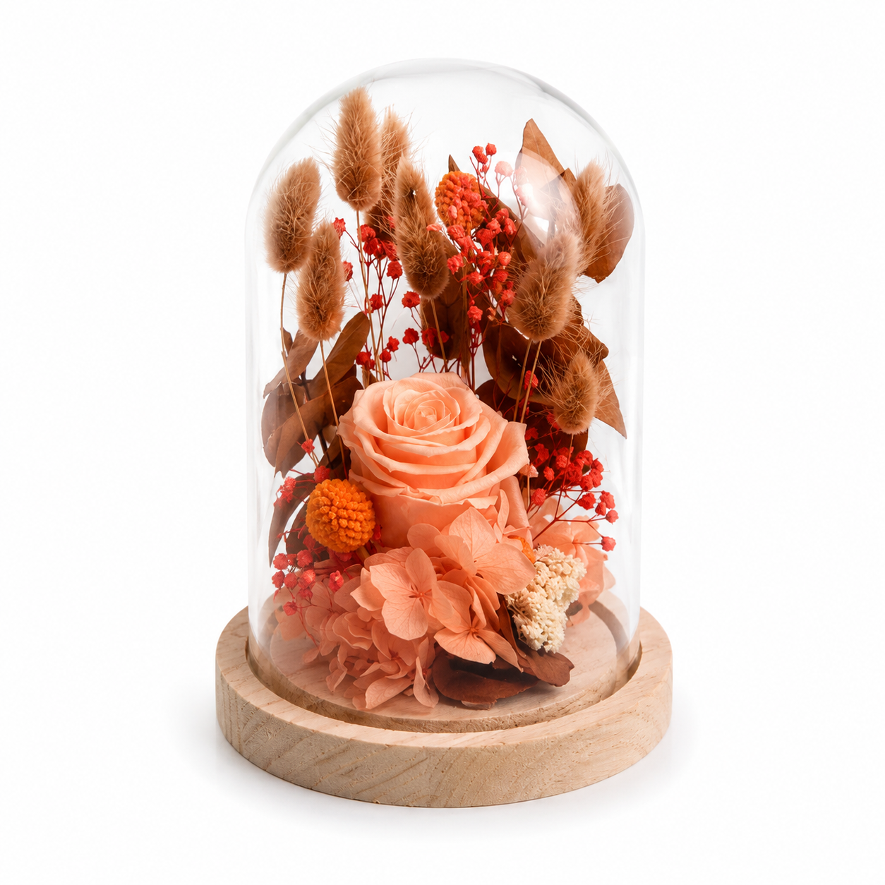 Ateliers Ouchamp Rue Orangerie cloche fleurs orange S