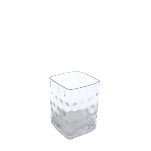 Sia Home Vanity petit vase transparent verre soufflé 16 cm