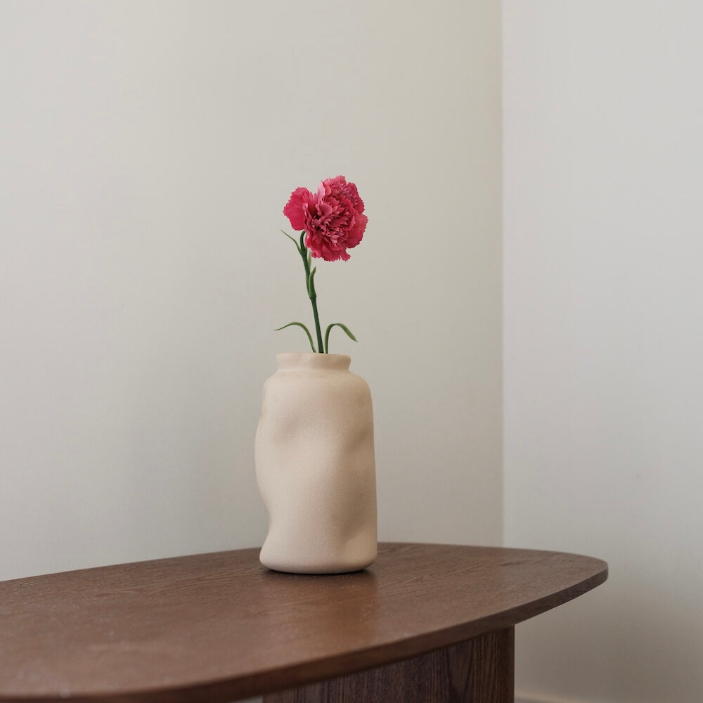 Flowrette Oeillet rose foncé fleur artificielle x1