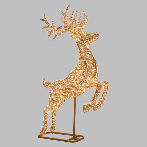 Feuillazur Rungis RGX renne lumineux rose gold 130 cm