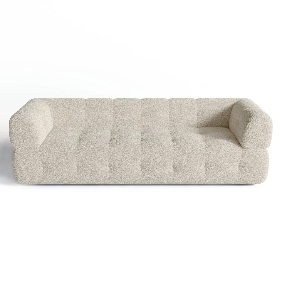 Sia Home Charlie Canapé droit crème 230 cm