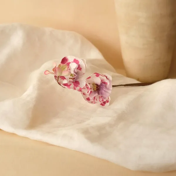 Flowrette Orchidée Bordeaux fleur papier à l'unité