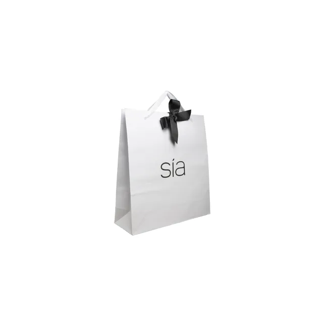 Sia Home Sac cadeau Sia petit format blanc et noir