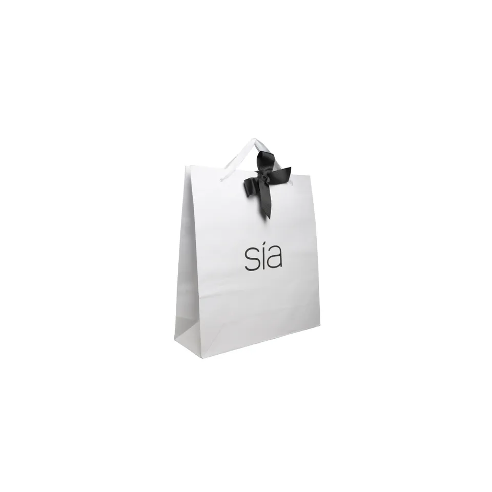 Sia Home Sac cadeau Sia petit format blanc et noir
