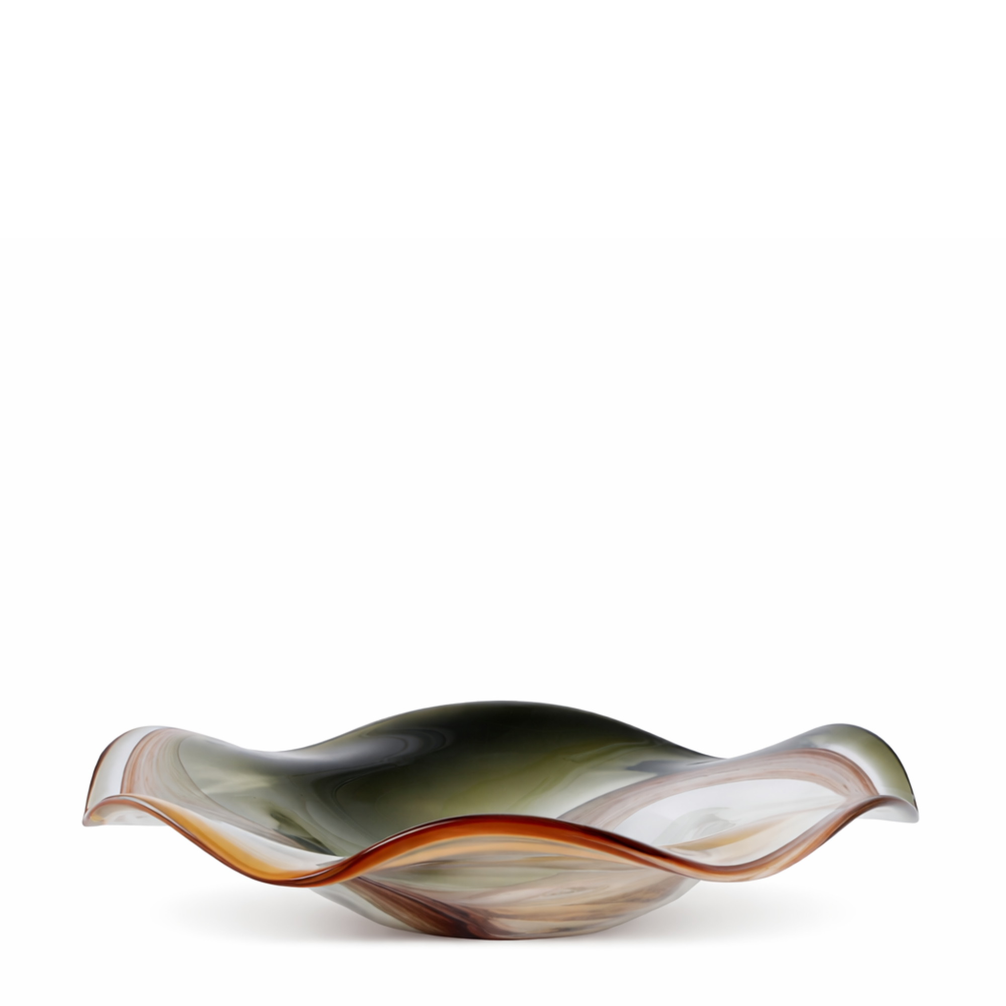 Sia Home Olivine coupelle décorative verte 41 cm