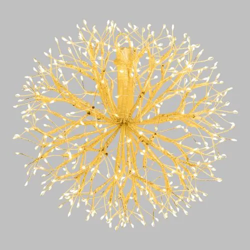 Feuillazur Rungis Branche Sphère Riche Champagne 40cm LED