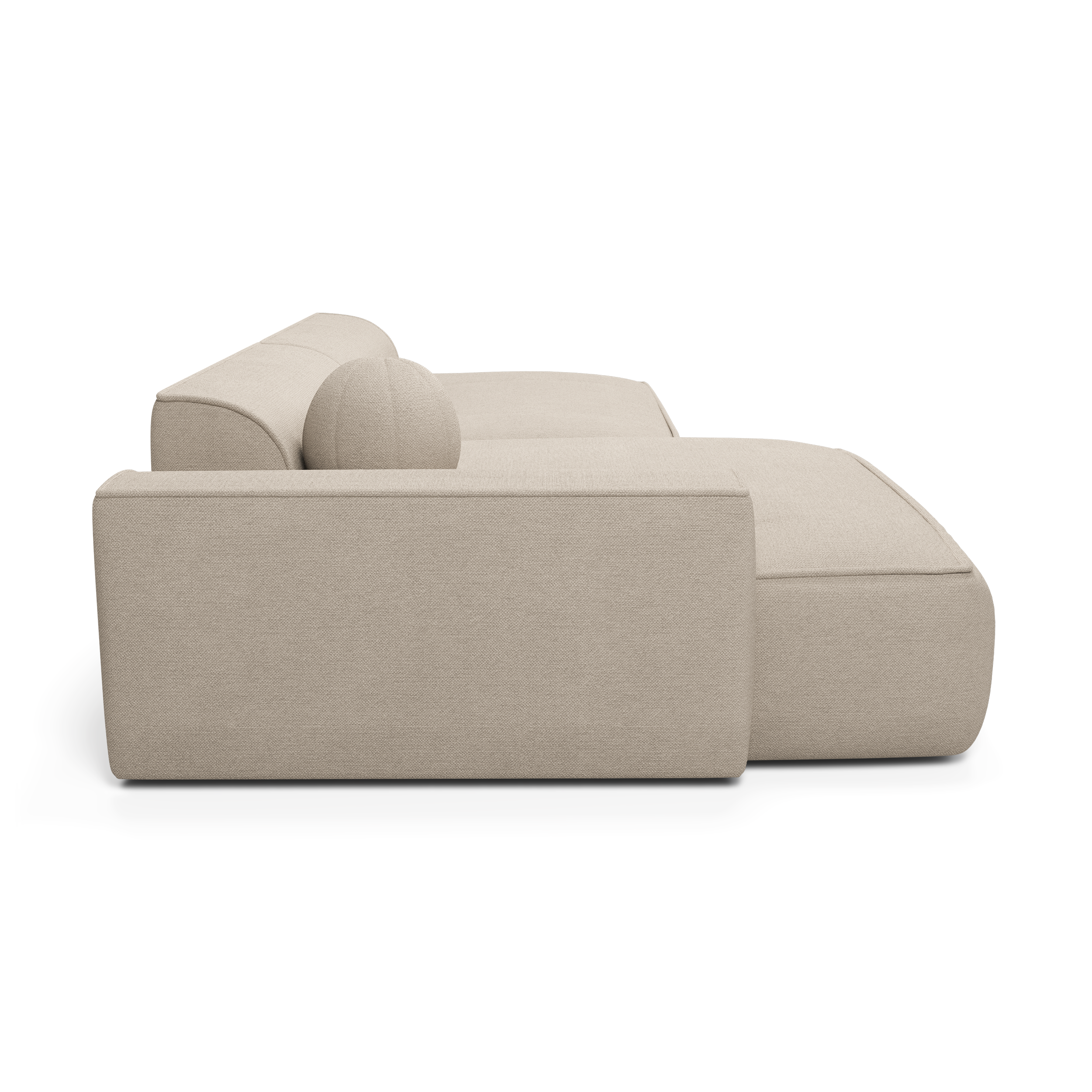 Sia Home Ania canapé angle gauche crème 5 places