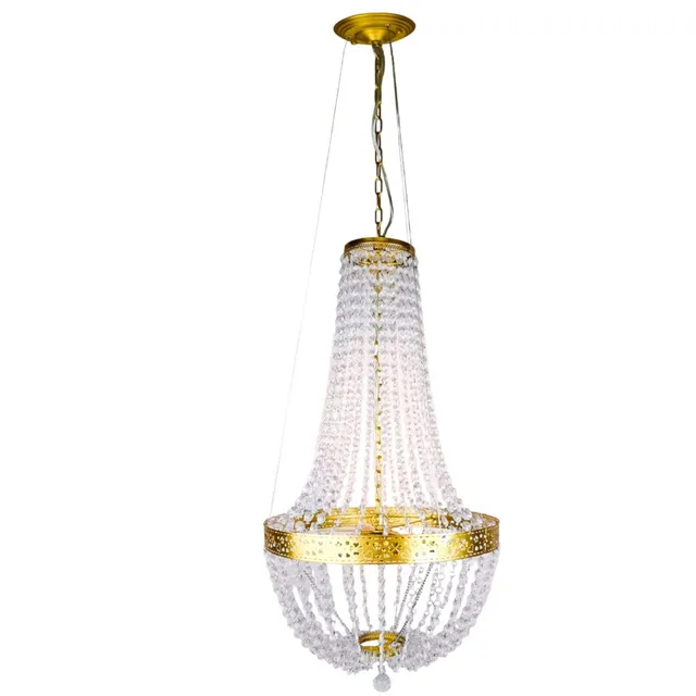 Feuillazur Rungis Structures Lustre doré 43x80 cm Saint-Valentin
