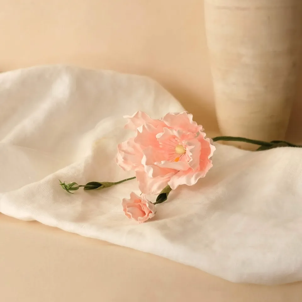 Flowrette lisianthus papier rose x1 fleur en papier