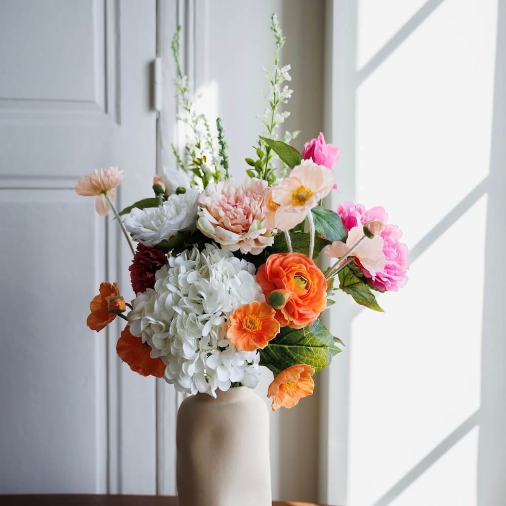 Flowrette Margaret bouquet fleurs artificielles Real Touch