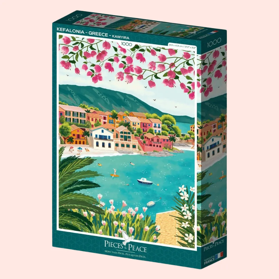 Flowrette Kefalonia Greece puzzle 1000 pièces paysage