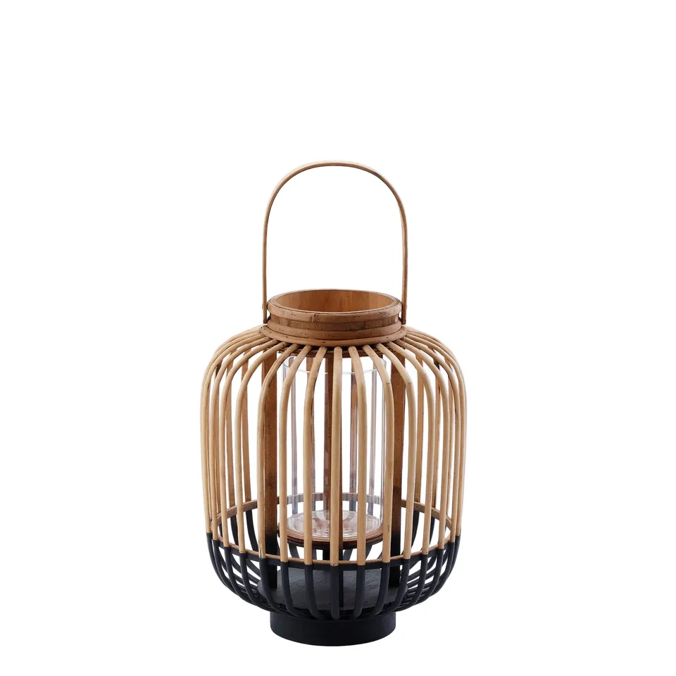Sia Home Luva lanterne bambou 45 cm noir