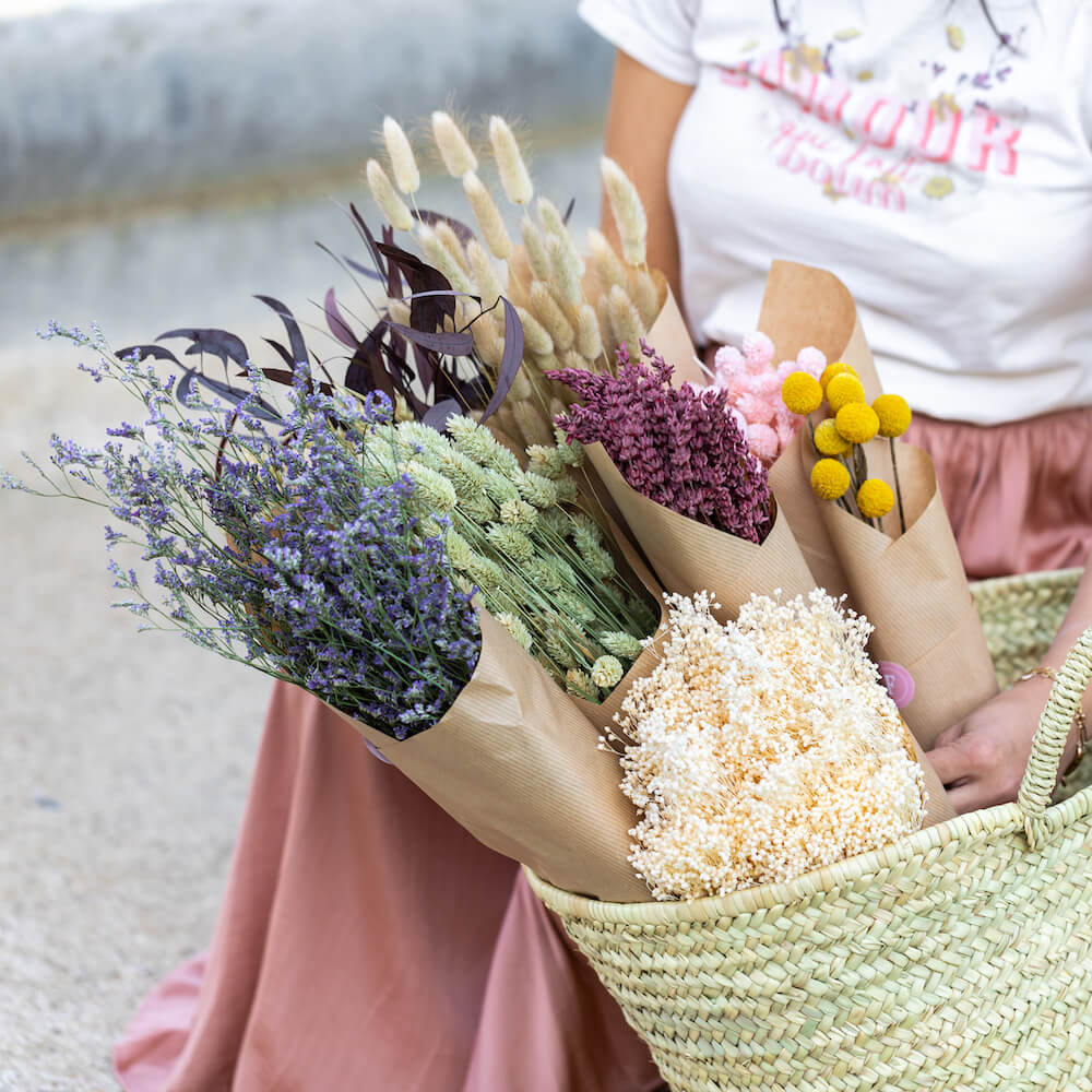 Flowrette Atelier Pop-Up Strasbourg herbier fleurs séchées