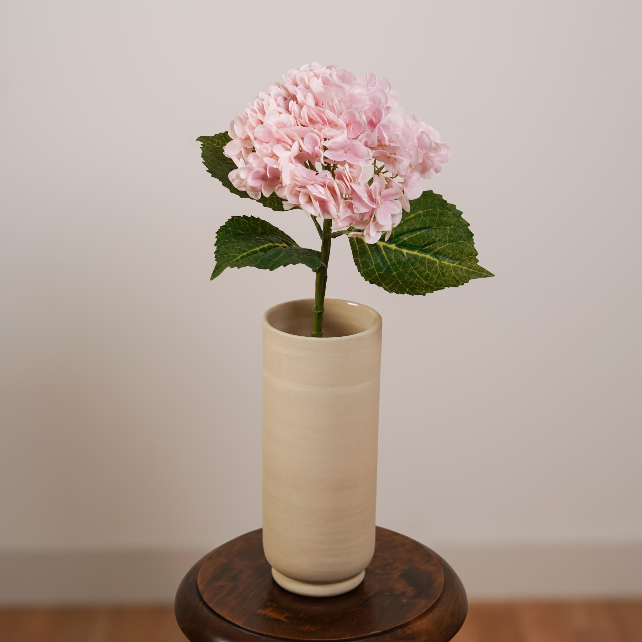 Flowrette Hortensia rose clair fleur artificielle x1 Real Touch