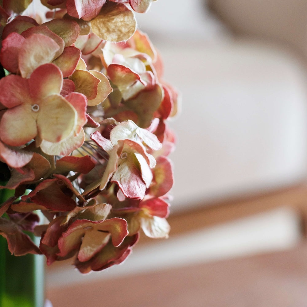Flowrette Fleurs en papier Hortensia vieux rose x1