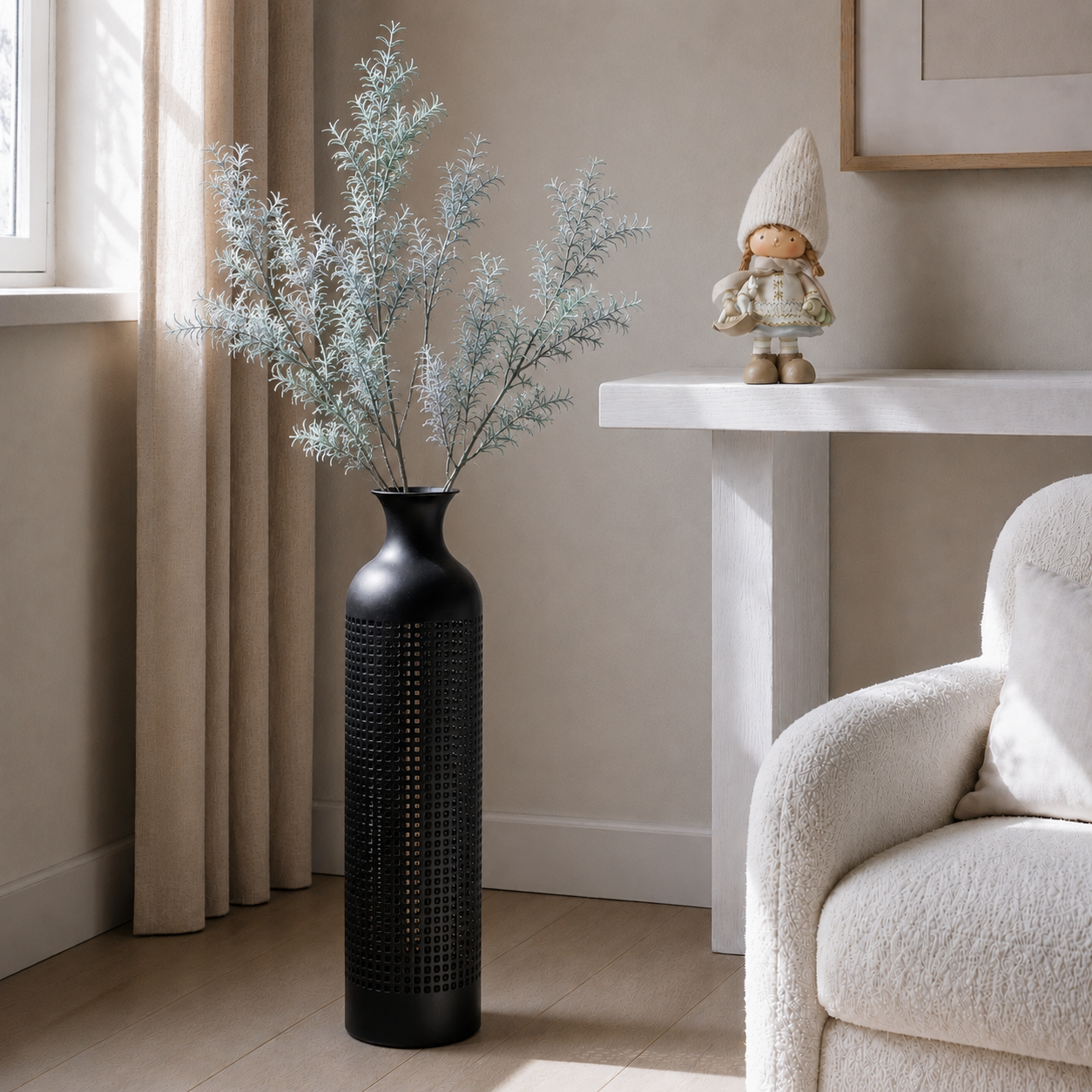 Sia Home Sedum blanchi tige artificielle vert 76 cm