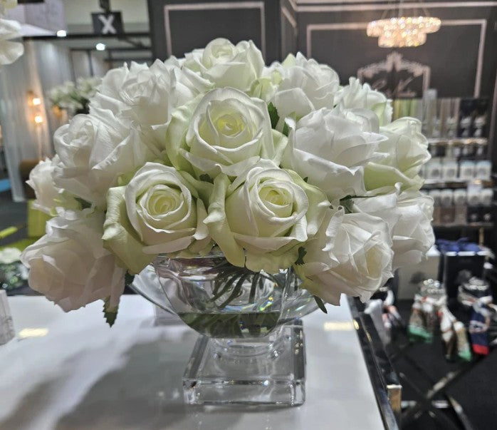 Côte Noire CPRB12 bouquet 37 boutons verts blancs parfumé