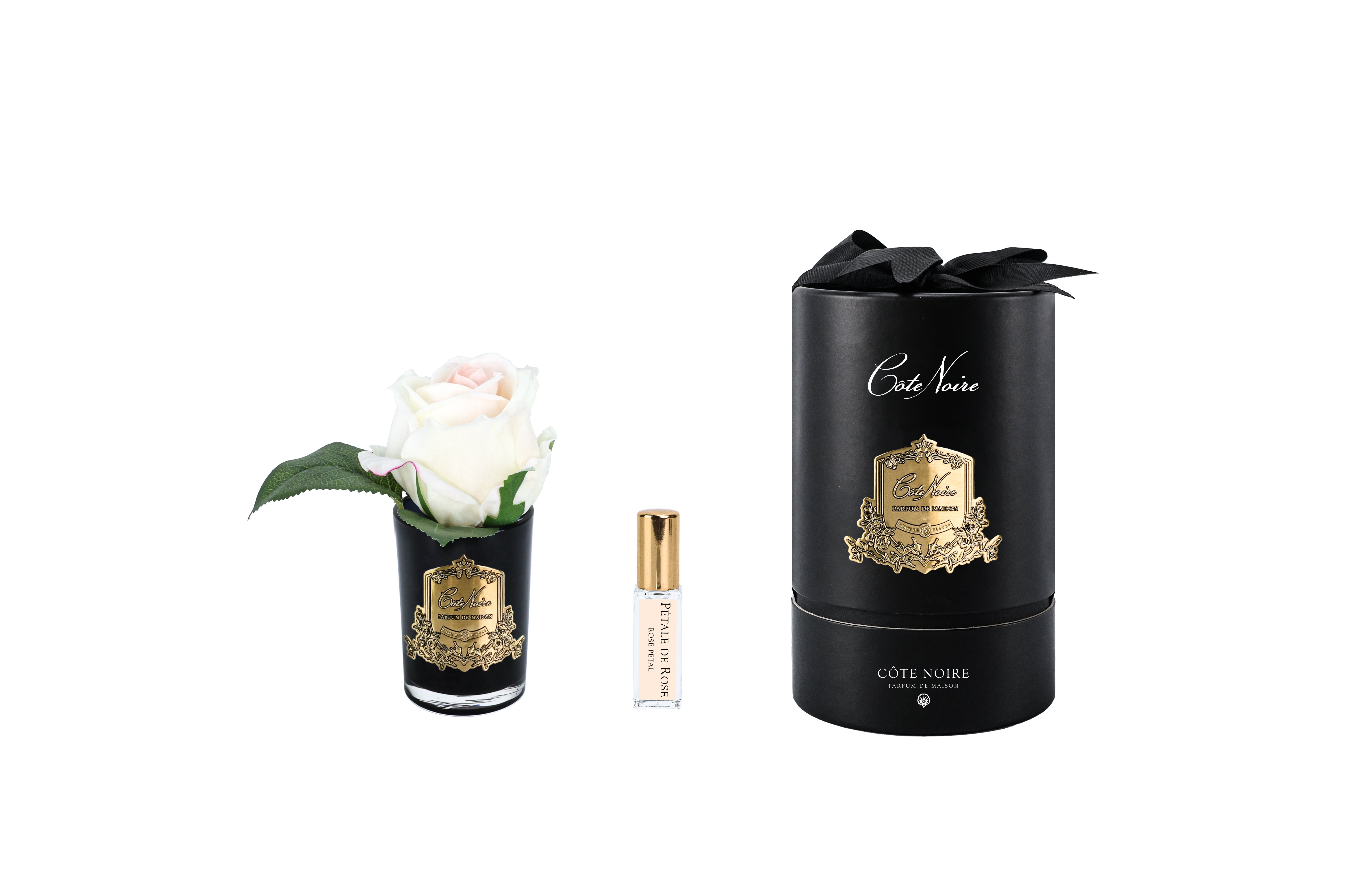 Côte Noire Perfumed RMRB42 rose bouton blush verre noir